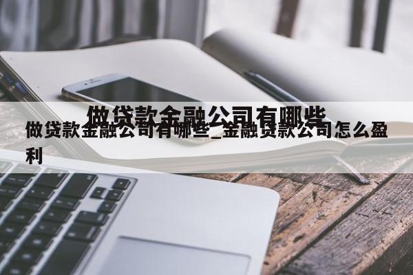 做贷款金融公司有哪些_金融贷款公司怎么盈利